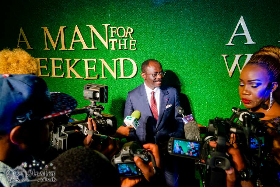 Prof. Jean Narcisse Kombi a man for the weekend premiere