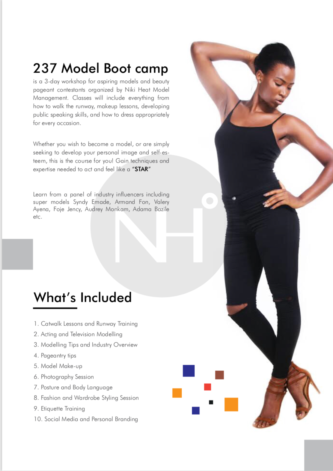 niki heat model boot camp 