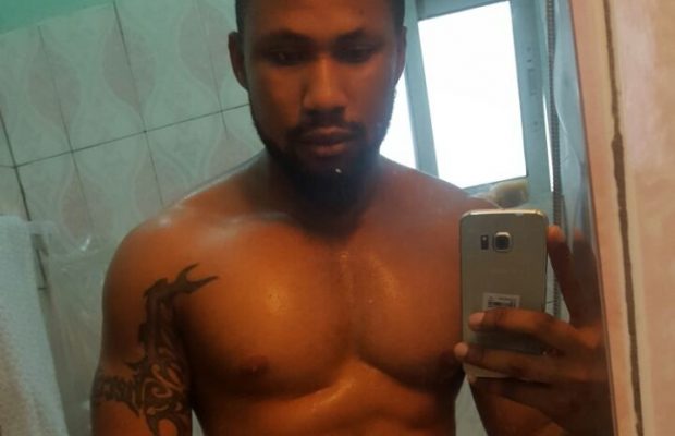 Frank Sire goes shirtless
