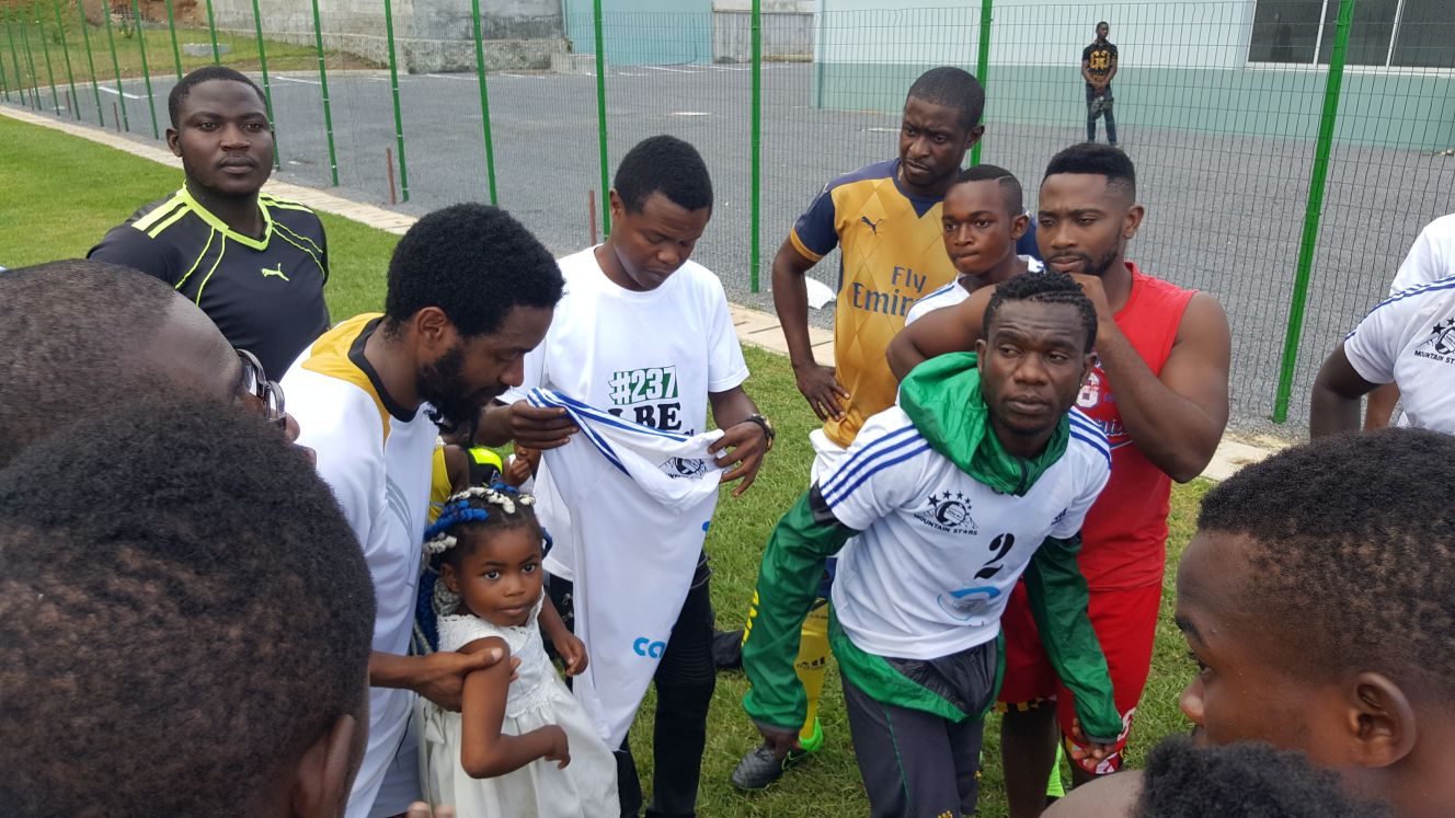 celebrity football game cameroon